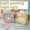 USB Rechargeable Creative Painting Atmosphere Lighting Mini Night Light Ornament For Bedside Bedroo 1