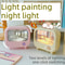 USB Rechargeable Creative Painting Atmosphere Lighting Mini Night Light Ornament For Bedside Bedroo 1