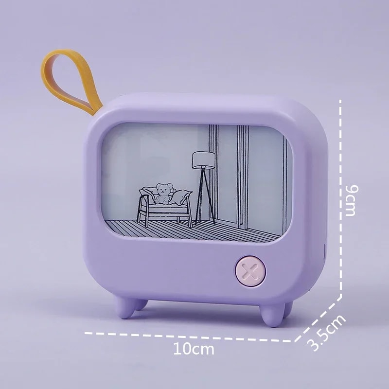 USB Rechargeable Creative Painting Atmosphere Lighting Mini Night Light Ornament For Bedside Bedroo 6