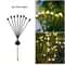 Solar Garden Firefly Light Waterproof Starburst Swing Lamp Outdoor Decorative Lamp For Path Yard 7