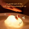 Rabbit Night Silicone Lamp USB Powered Rechargeable Bedside Touch Light For Kids Room Party Gift Re 4