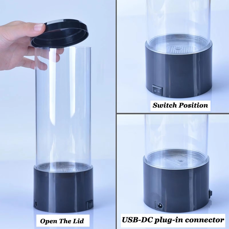 Multicoloured Jellyfish Lamp Creative Atmosphere Night Light USB Powered For Living Room Bedroom Ki 4