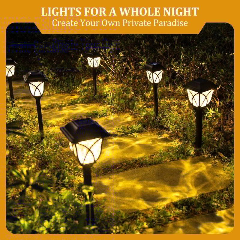 LED Solar Lawn Lights Waterproof Outdoor Lamp For Garden Courtyard Walkway Villa And Landscape Deco 1