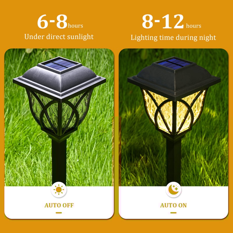 LED Solar Lawn Lights Waterproof Outdoor Lamp For Garden Courtyard Walkway Villa And Landscape Deco 4