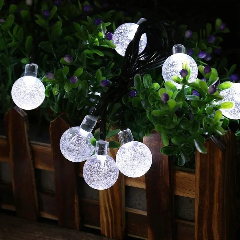 Solar Lights Outdoor Waterproof Solar Light Strings For Outside Patio Porch Garden Yard Wedding Par 2
