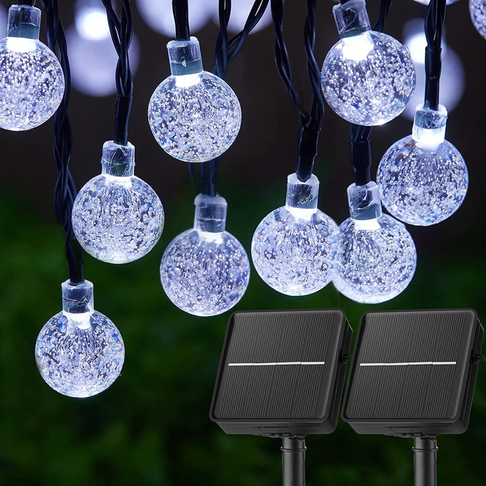 Solar Lights Outdoor Waterproof Solar Light Strings For Outside Patio Porch Garden Yard Wedding Par 4