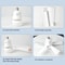 Ceiling Fan With Light Remote Control Dimmable Modern Smart Fans WarmCool White Lighting For Bedroo 2