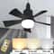 Ceiling Fan With Light Remote Control Dimmable Modern Smart Fans WarmCool White Lighting For Bedroo 5