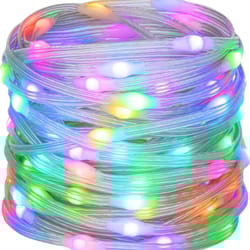 smart string light with app and remote control, multicolor fairy light, usb powered, waterproof for christmas wedding