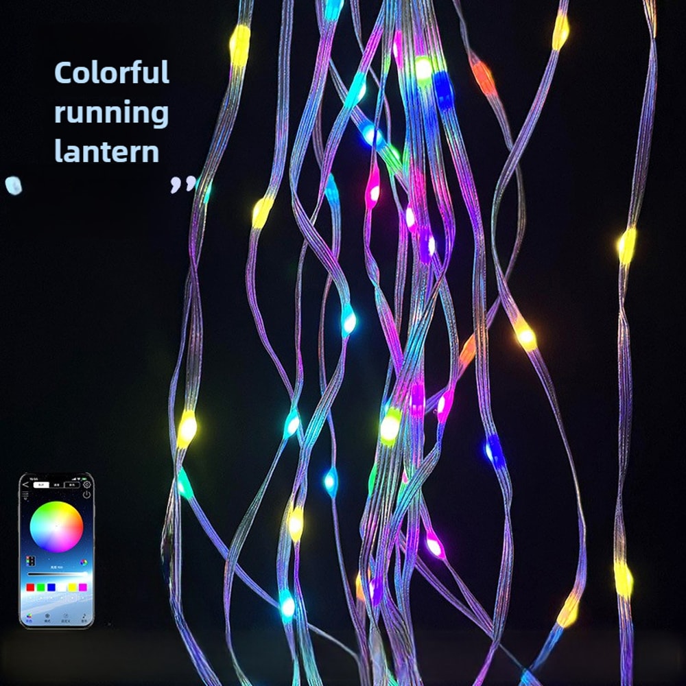 Smart String Light With APP And Remote Control Multicolor Fairy Light USB Powered Waterproof For Ch 2