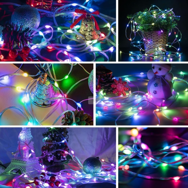 Smart String Light With APP And Remote Control Multicolor Fairy Light USB Powered Waterproof For Ch 3