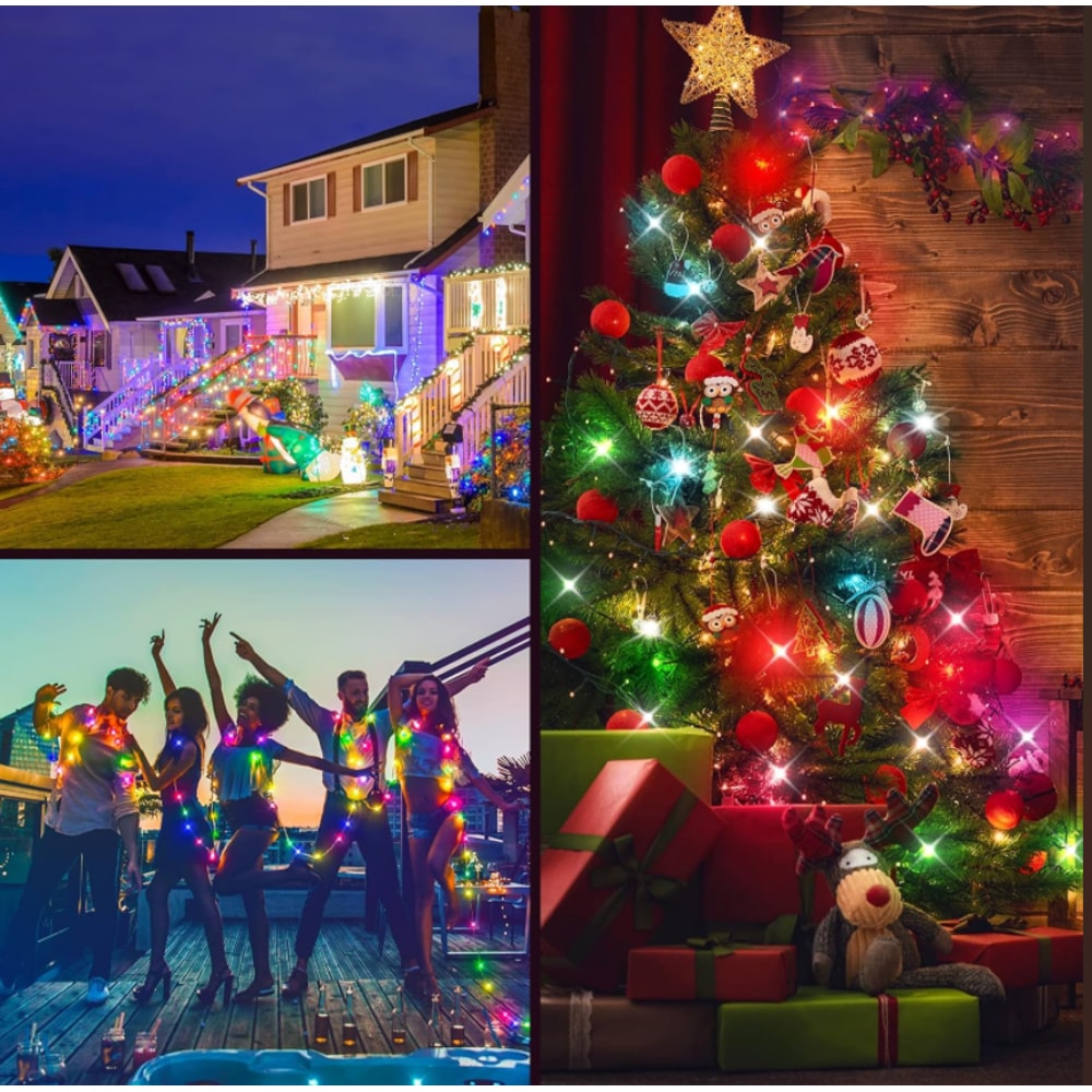 Smart String Light With APP And Remote Control Multicolor Fairy Light USB Powered Waterproof For Ch 4