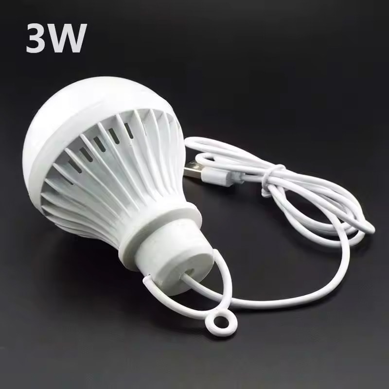 USB Plug Bulb Lamp Portable Emergency Lamp For Camping Lantern Lamp For Reading Outdoor Tent Indoor 6