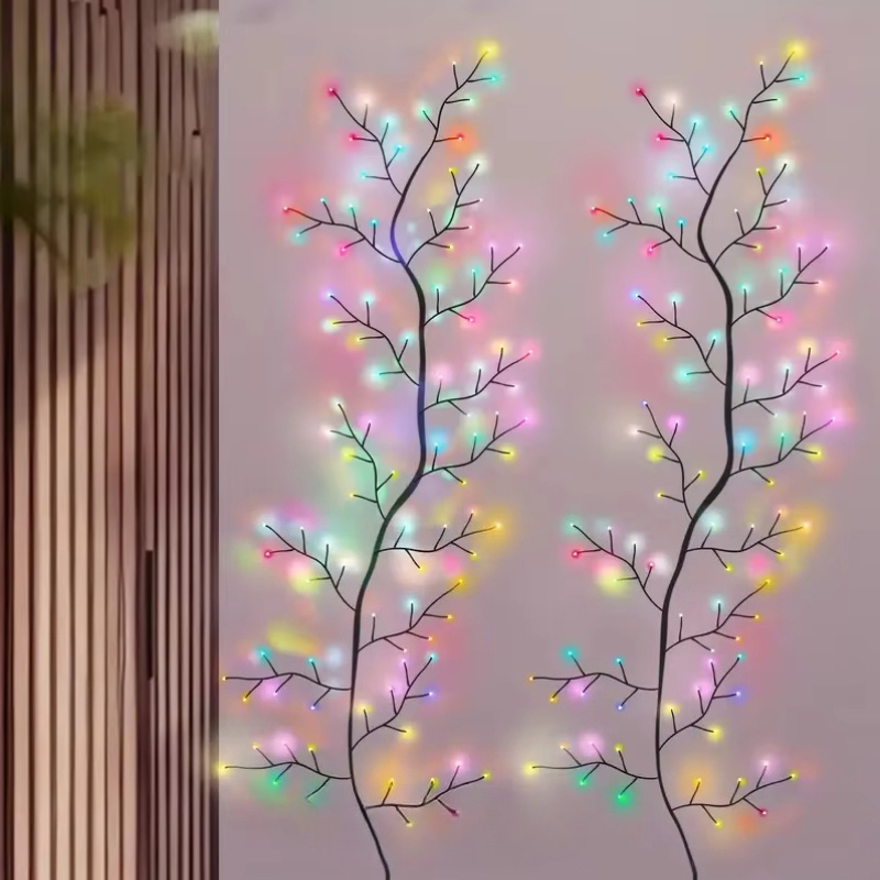 Christmas String Light Bendable Willow Vine Lights 8 Modes Rattan Tree Decor Light For Wall Bedroom 0