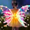 Battery Powered Dreamy Fairy Wings Costume Accessory Angel Wings Girl Performance Props For Kids El 5