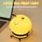 Bee Cartoon Animals Silicone Lamp LED USB Rechargeable Night Light Touch Control For Children Sleep 1