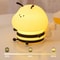 Bee Cartoon Animals Silicone Lamp LED USB Rechargeable Night Light Touch Control For Children Sleep 2