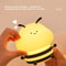 Bee Cartoon Animals Silicone Lamp LED USB Rechargeable Night Light Touch Control For Children Sleep 3