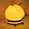 Bee Cartoon Animals Silicone Lamp LED USB Rechargeable Night Light Touch Control For Children Sleep 6
