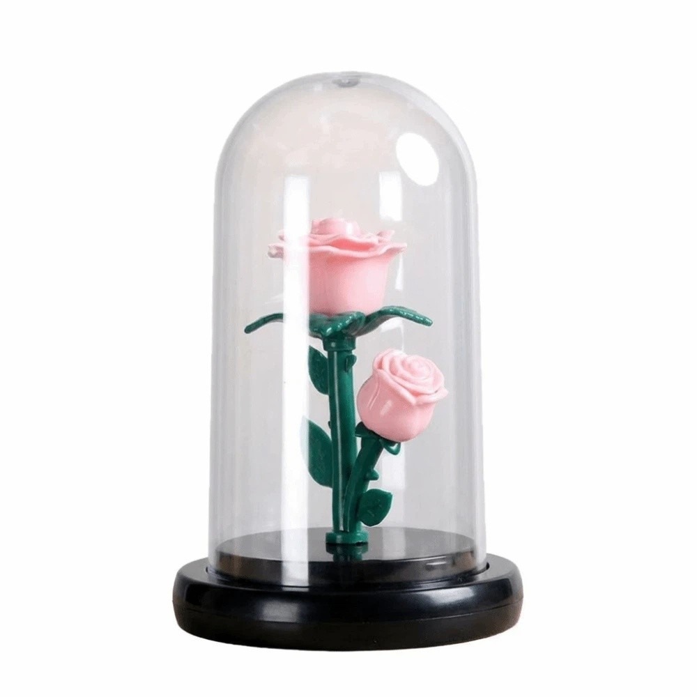 Battery Powered Creative Eternal Rose Night Light Valentines Day Gift Bedroom Living Room Decor Lig 5