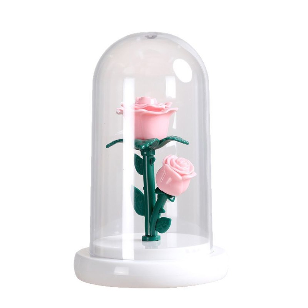 Battery Powered Creative Eternal Rose Night Light Valentines Day Gift Bedroom Living Room Decor Lig 6