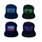 Hat Programmable Hip Hop Cap With App Bluetooth Control For Festival Party Club Christmas Concert H 0