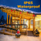 LED Waterproof Curtain String Lights Solar Powered Christmas Icicle Lights For Outdoor Garden Holid 6