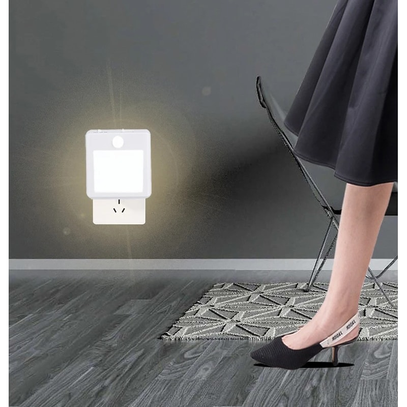 Plug Powered Automatic Light Sensing Human Body Sensing Night Light For Corridor Wall Bedroom Livin 6