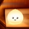 Creative Baozishaped Baby Night Light Battery Powered Silicone Soft Light Eye Protection For Bedroo 4
