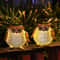 Owl Hanging Solar Lanterns, Waterproof Metal Decorative Solar Lights for Garden, Patio, Yard, Table, Pathway Outdoor