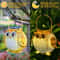 Owl Hanging Solar Lanterns, Waterproof Metal Decorative Solar Lights for Garden, Patio, Yard, Table, Pathway Outdoor