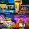 Smart RGB Eave Lights, LED String Lights for Outdoor, App & Remote Controlled, Permanent DIY Christmas, New Year,
