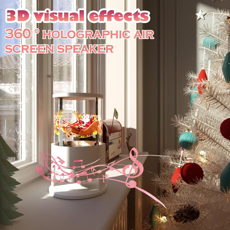 Holographic Advertising Cylindrical Machine Viewing Angle Bluetooth Connection App Control Naked Ey 1