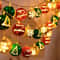 LEDs Battery Powered Yellow, Red, Green Christmas Ball String Light for Party Room, Festival Decor