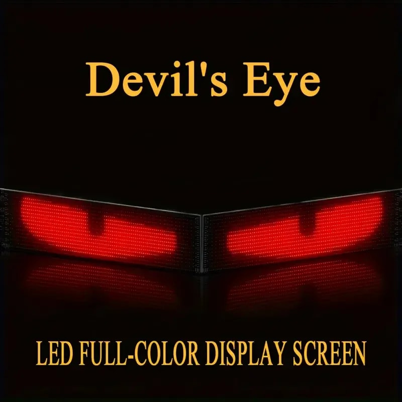 LED Matrix Pixel Panel Display Screen Flexible RGB Car Pattern Graffiti Scrolling Text Animation Sh 1