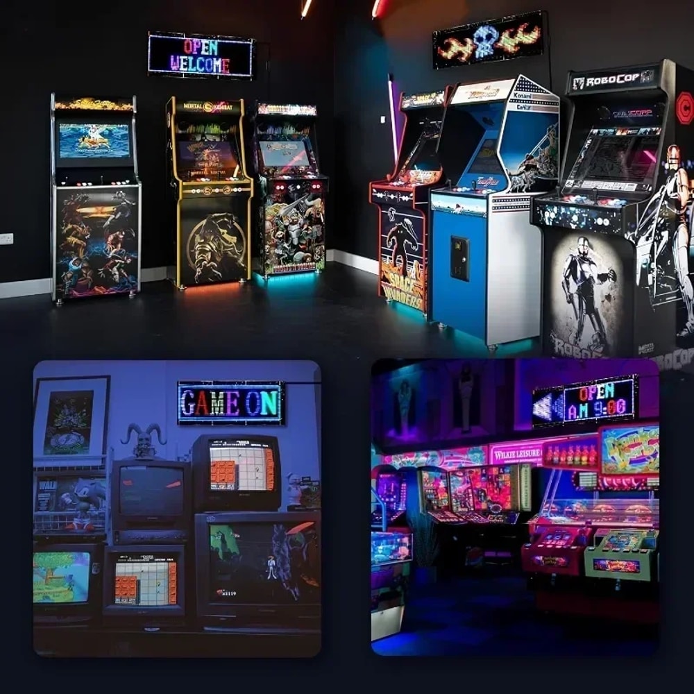 LED Matrix Pixel Panel Display Screen Flexible RGB Car Pattern Graffiti Scrolling Text Animation Sh 4