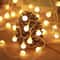 Battery Powered White Ball String Lights Wedding Garland Lamp For Garden Room Christmas And New Yea 1