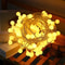 Battery Powered White Ball String Lights Wedding Garland Lamp For Garden Room Christmas And New Yea 3