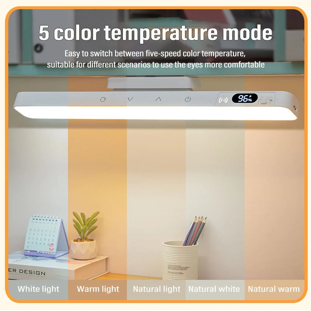 Night Light With Touch Control Eye Protection For Study Battery Display Light For Bedroom Dormitory 1