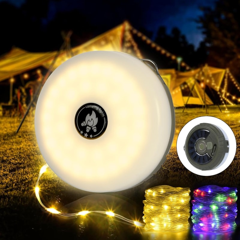 Camping Lights Emergency Light USB Rechargeable Waterproof Camping Light For Outdoor Emergency Nigh 0