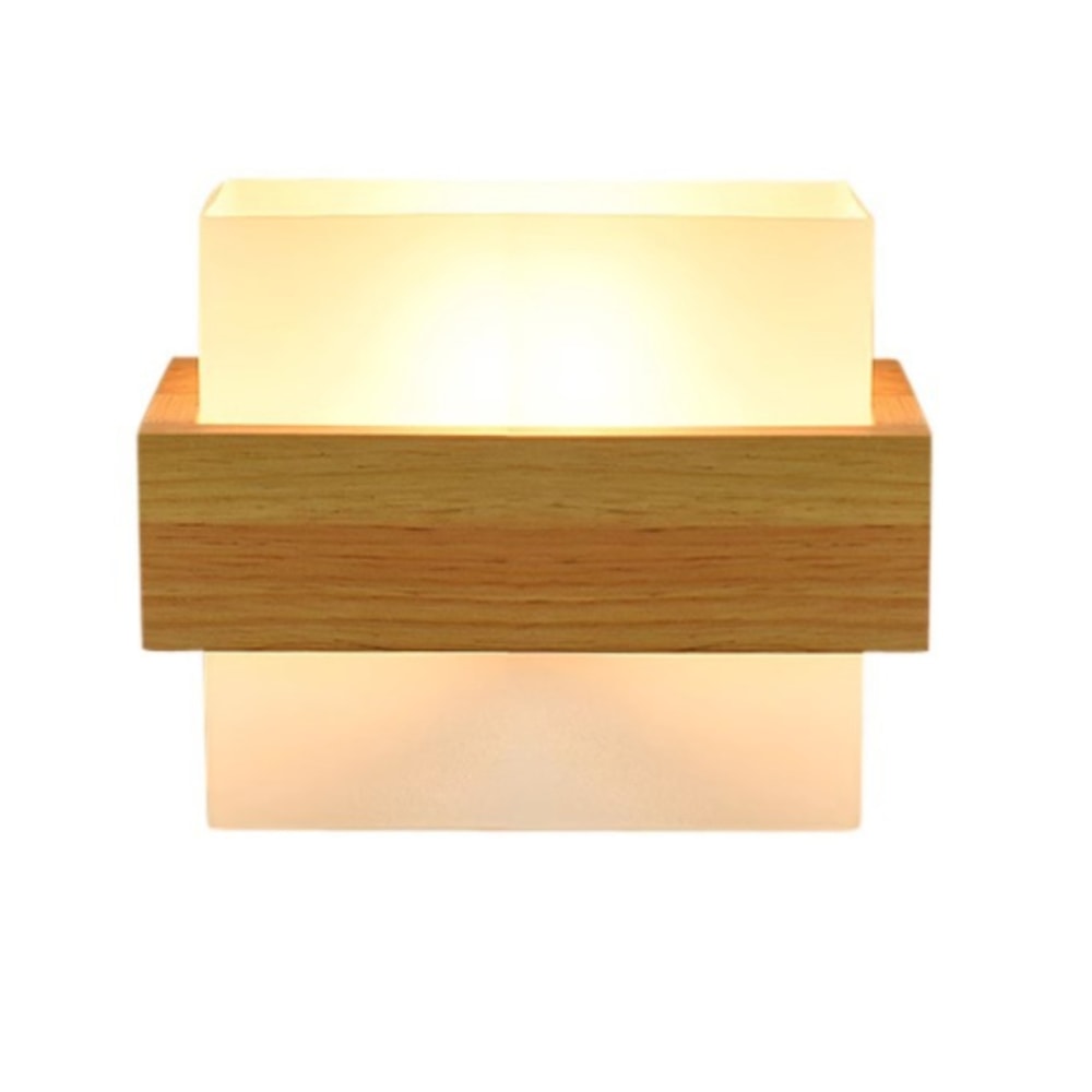 Retro Wooden Wall Lamps, Wall Sconce Solid Wood Primary Color, Bedroom Wall Lamps for Living Room, Bedroom