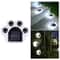 Solar Powered Outdoor Waterproof Lawn Light Bears Paw Shaped Cute Night Light For Garden Pathway Pa 4