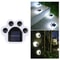 Solar Powered Outdoor Waterproof Lawn Light Bears Paw Shaped Cute Night Light For Garden Pathway Pa 4