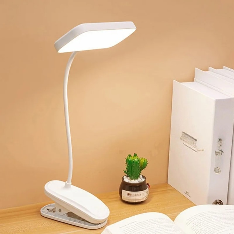 LED Eye Protection Clip Table Lamp For Study Dormitory Rechargeable Plugin Childrens Bedside Lamp R 5