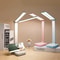 USB Rechargeable LED Desk Lamp Fold Able Eye Protection Table Lamp Dimmable Touch Night Light For B 0