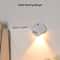 Rechargeable Night Light With Motion Sensor Wireless Magnetic Shell Shape Wall Lamp Dimming For Sta 6