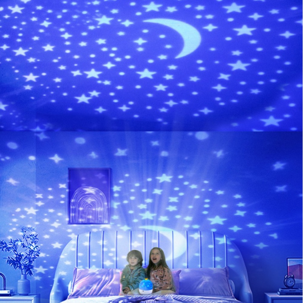 Galaxy Solar System Projector Night Lights Rotating Lamp Films Kids Star Night Light Projector For 4