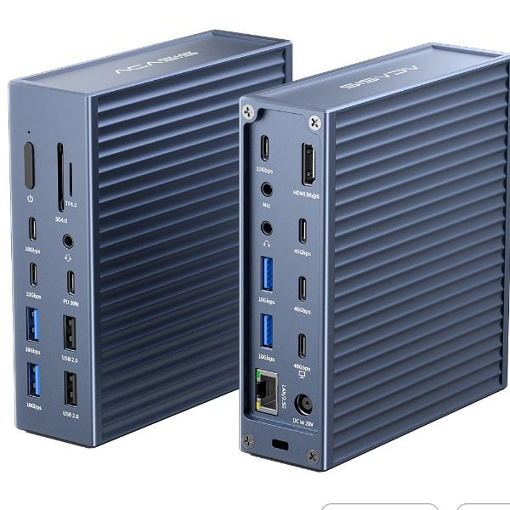 USBC Docking Station Max Output TF SD 40 USBC Hub For Video Editing Pro Workstation 0