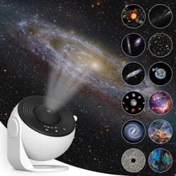 night light galaxy projector, starry sky projector for kids bedroom, rotate planetarium lamp for valentines day gift