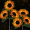 LED Solar Simulation Sunflower Lights, Garden Yard Lawn Night Lights, Landscape Lamp for Home Decoration, Outdoor Flower
